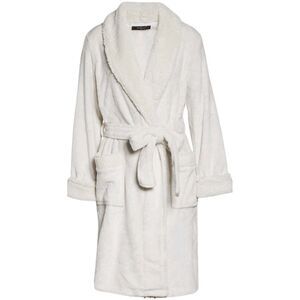 Natori Womens Long-Sleeve Sleepwear Lounge Plush Sherpa Robe Size L